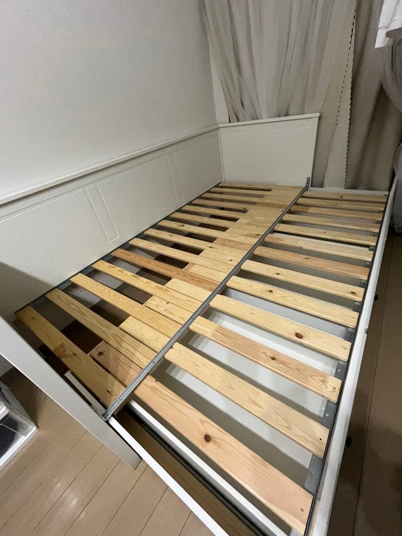 【直接引渡し限定】IKEA　HEMNES　ヘムネス　デイベッドフレーム　ホワイト