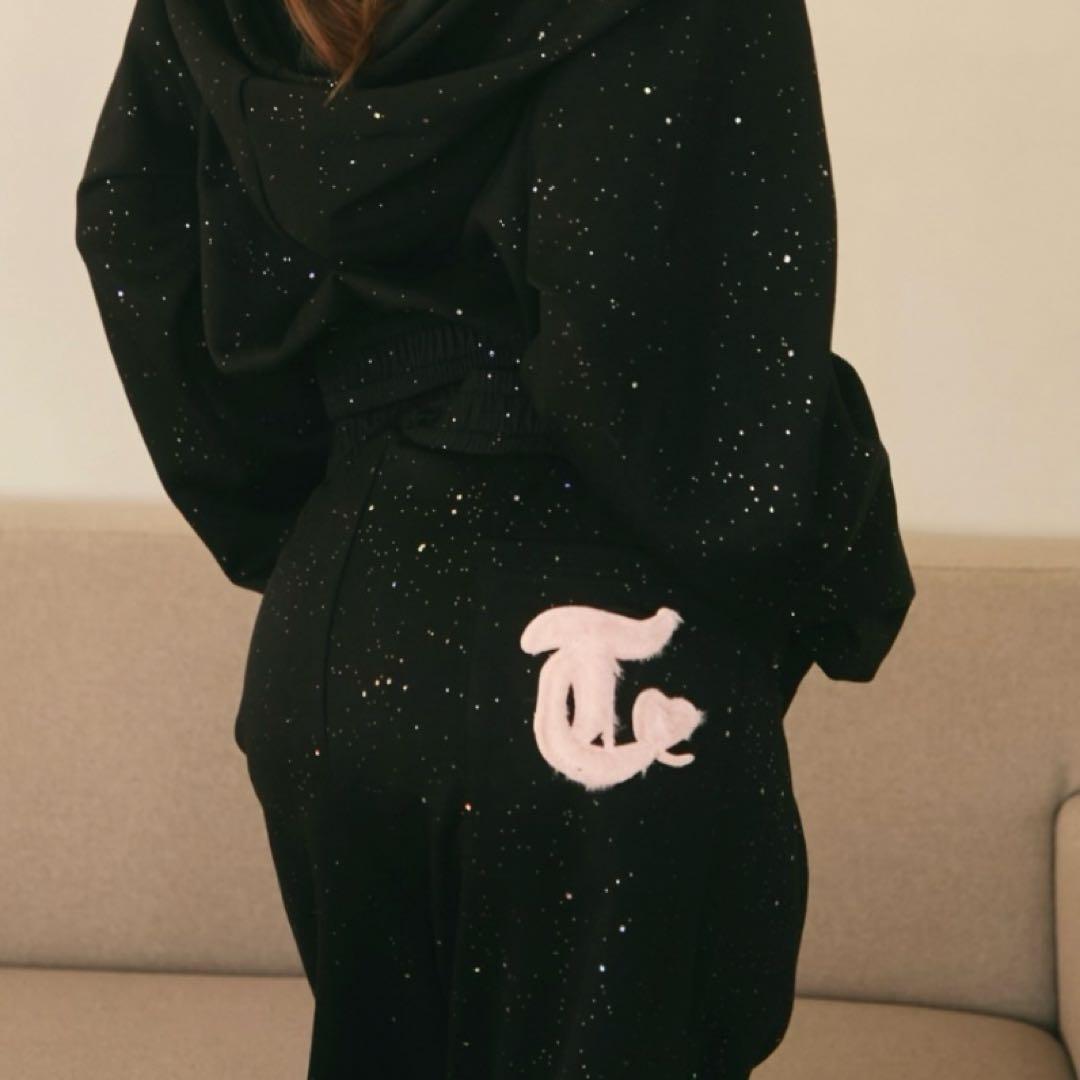 titty&Co. ラメクロススウェットパンツ