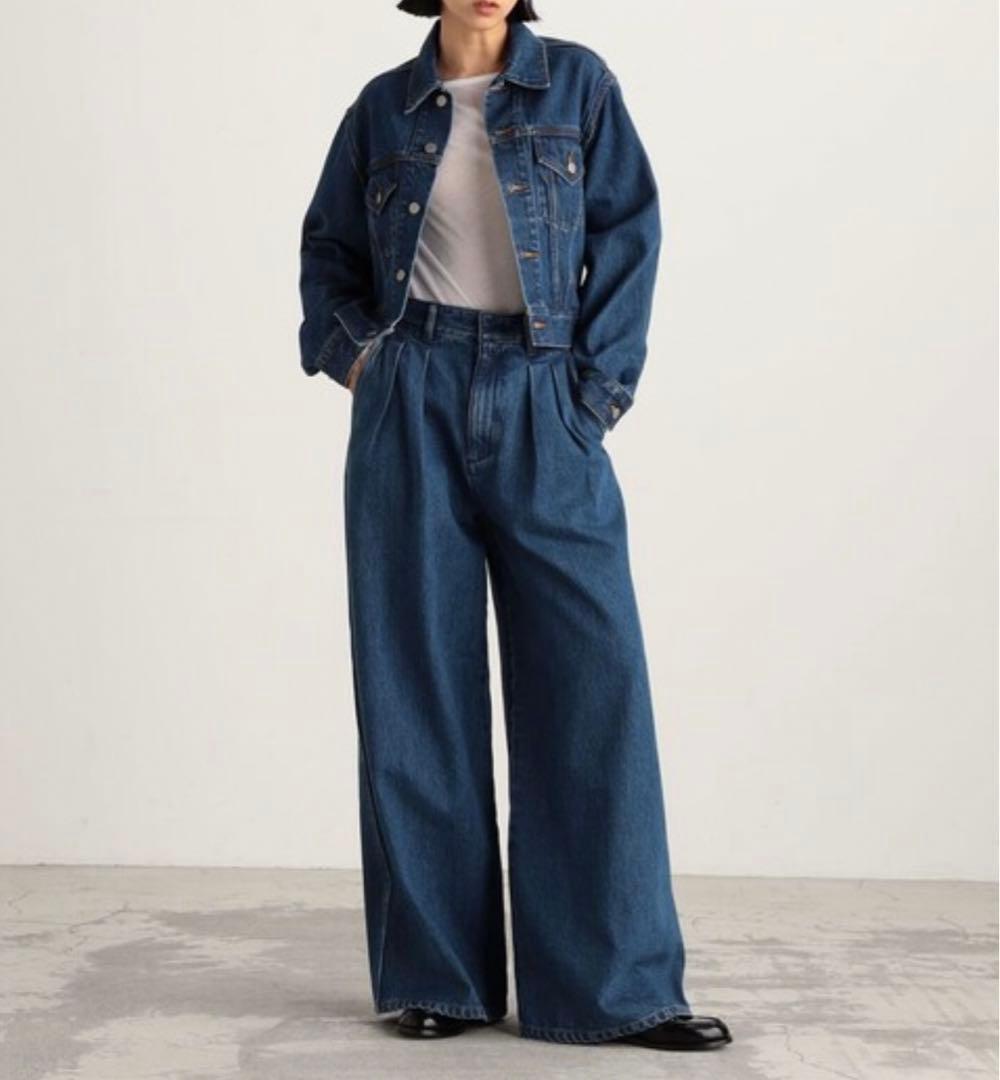 ◼︎もちもちパンダ◼︎新品タグ付◼︎Edition / デニムショートジャケット