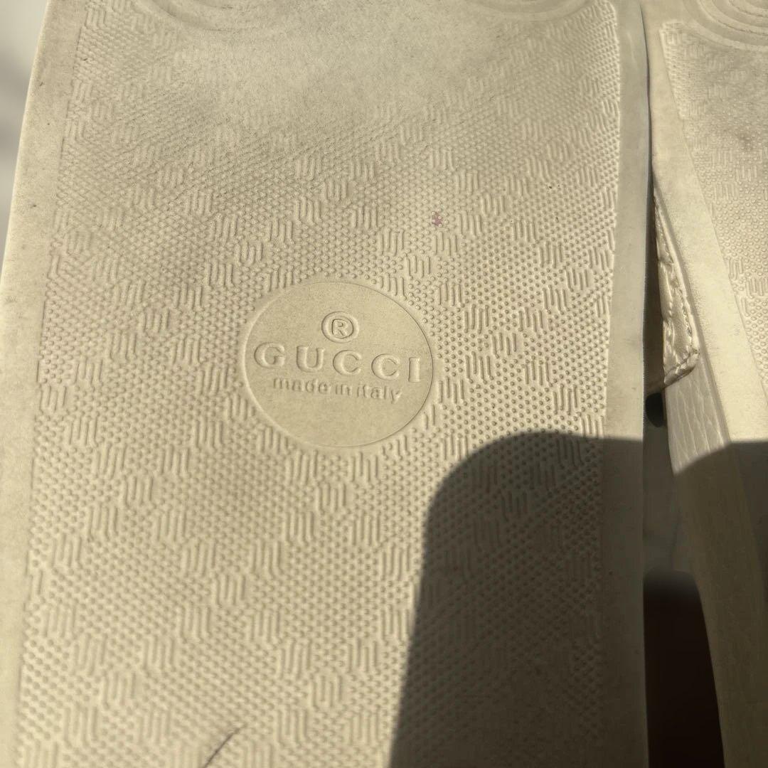 gucci シマレザー　サンダル　シューズ　グッチ　GGガラ　スニーカー