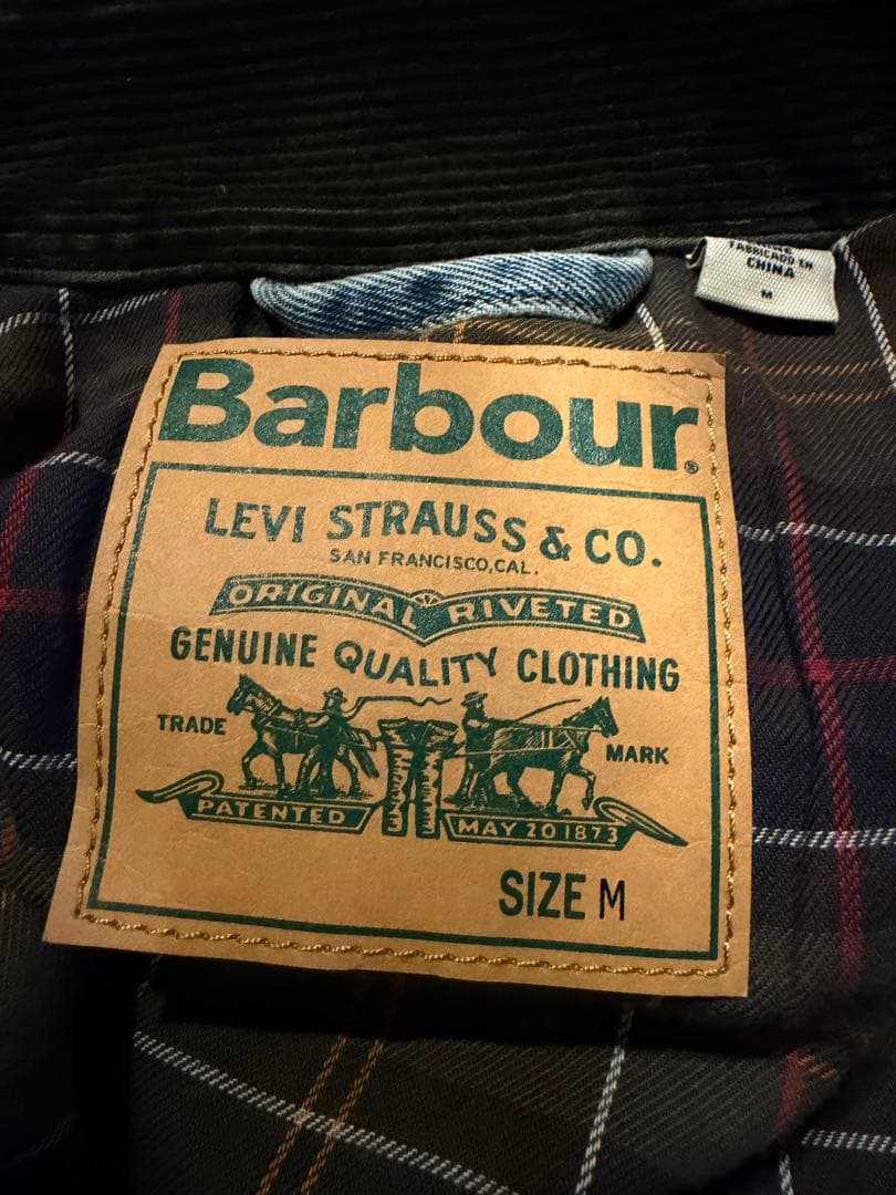 ジャケット・アウター LEVI'S x Barbour Type II Denim Trucker