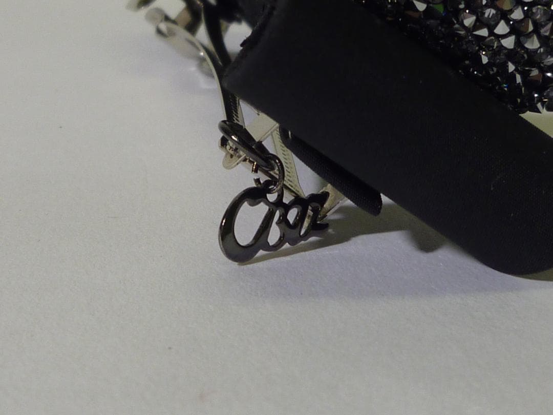 コンプレックスビズ　バレッタ　リボン　ブラック