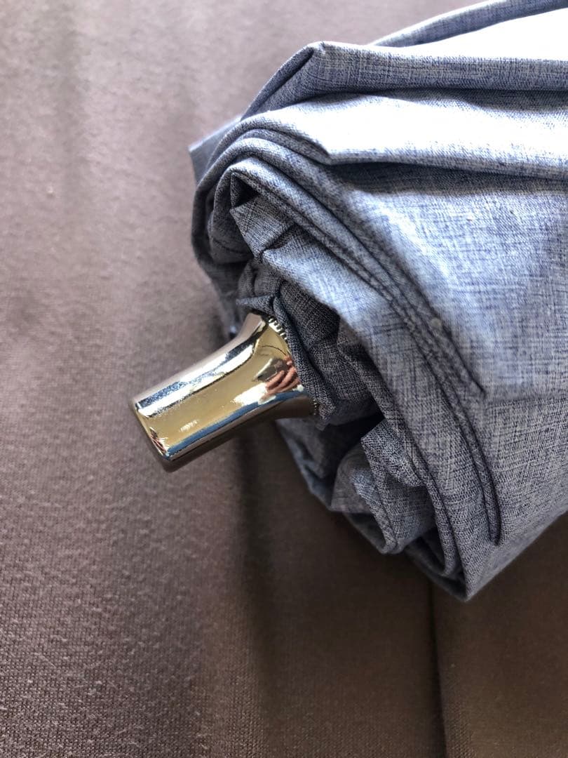 新品　ジルスチュアート　晴雨兼用傘　日傘　折りたたみ　フリル　グレー