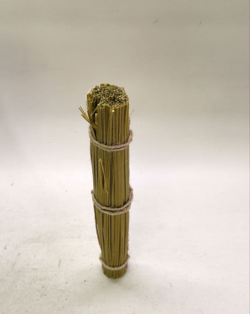 銅製花器　こみわら付き　池坊好み　池坊花器