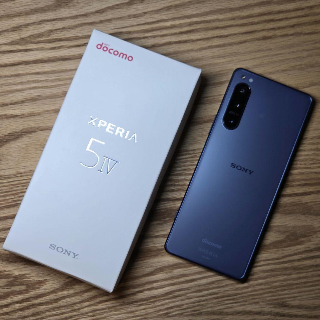 [美品]Sony Xperia 5 IV docomo SO-54C ブルー