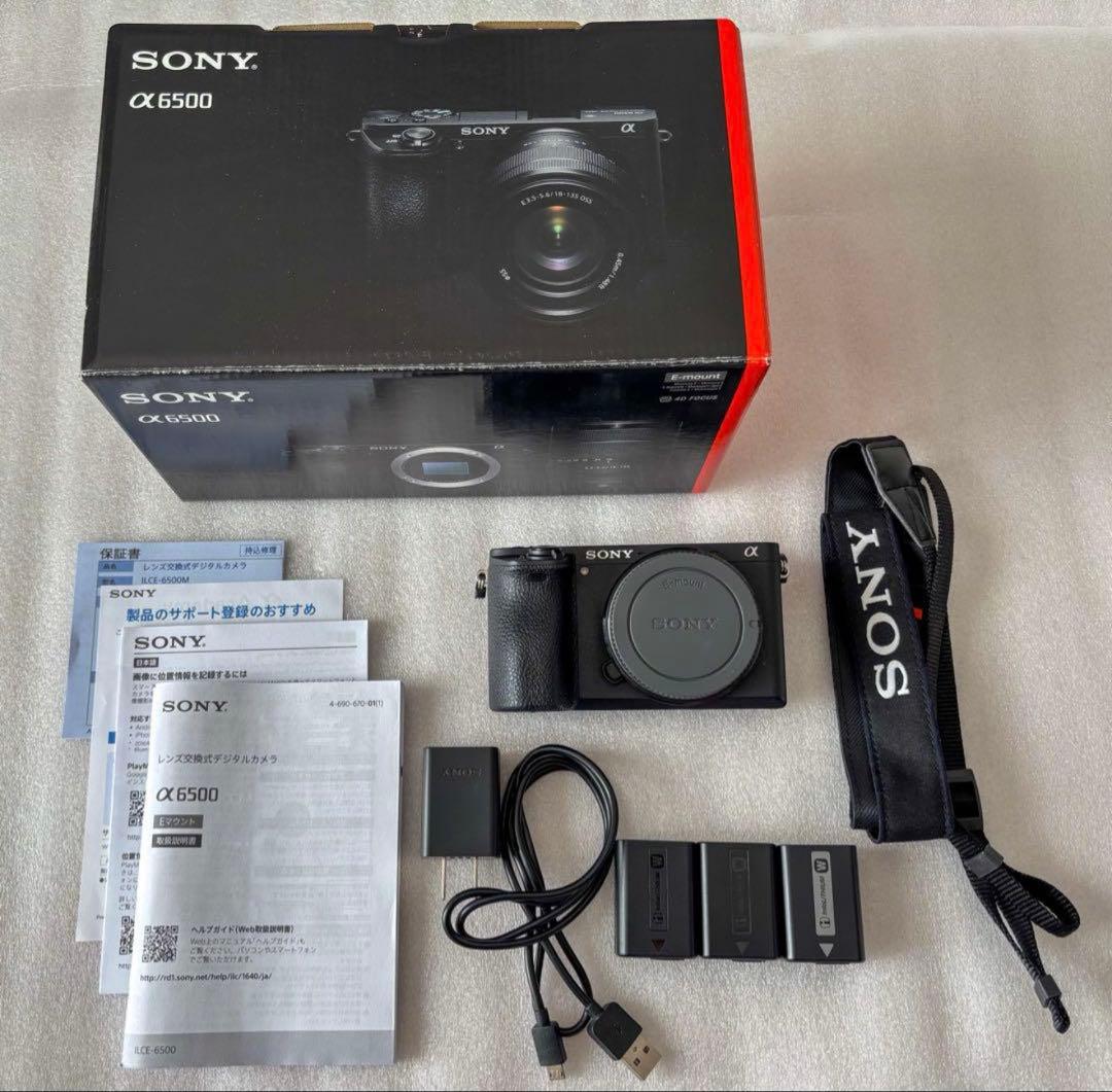SONY α6500 ミラーレス一眼 本体・付属品