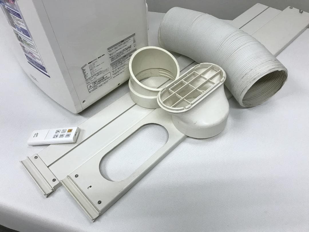 ②引取値引きあり　ナカトミ　移動式エアコン MAC-20　テラス窓パネル