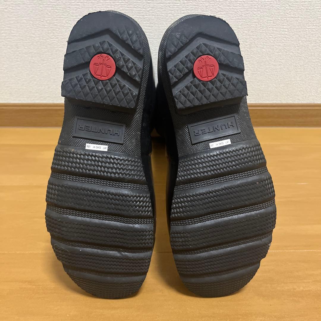 HUNTER メンズ　オリジナル　トールレインブーツ　ブラック