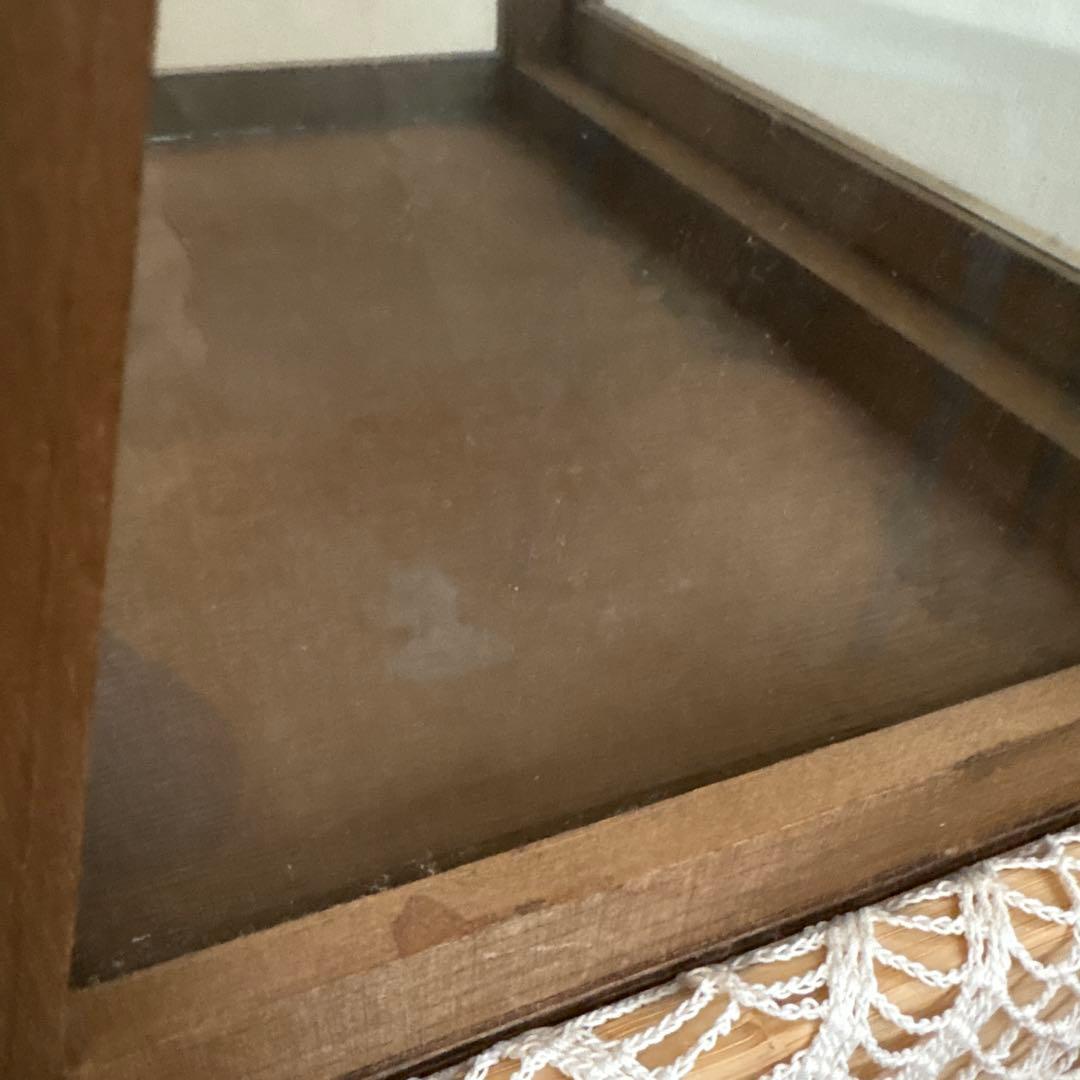 北欧　昭和レトロ　ヴィンテージ　木製ディスプレイケース