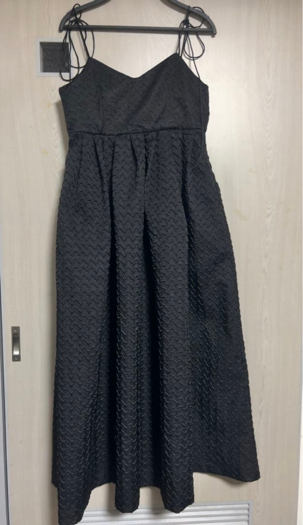 perna マトラッセキャミワンピース ブラック