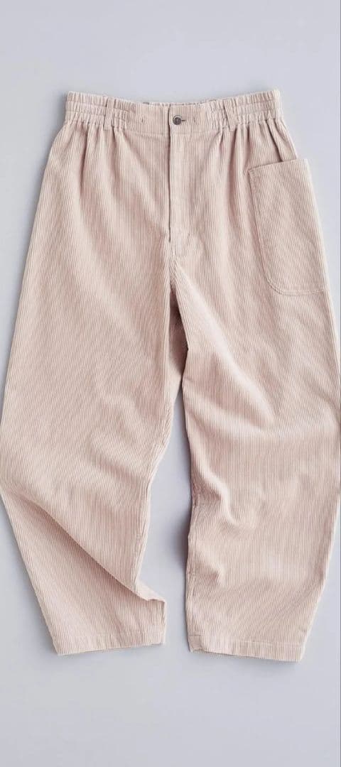 アトリエナルセ　コーデュロイパンツ　アッシュピンク