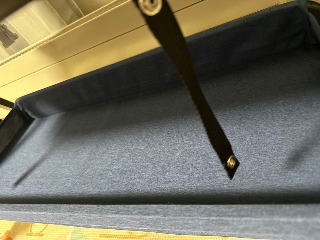 HZDMJ ベビーベッド ネイビー　美品