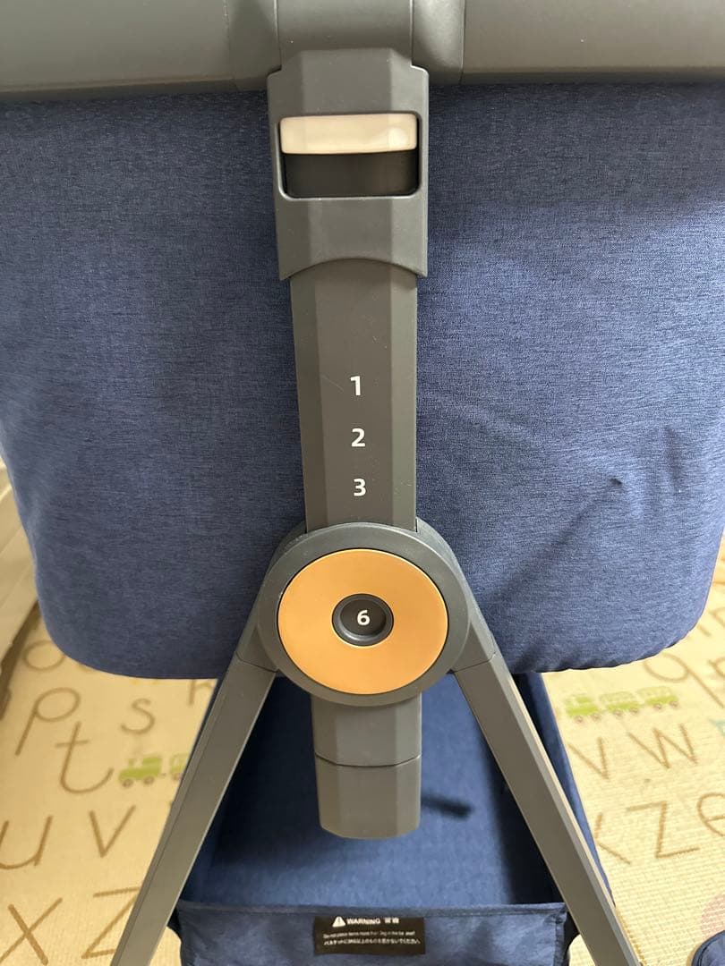 HZDMJ ベビーベッド ネイビー　美品