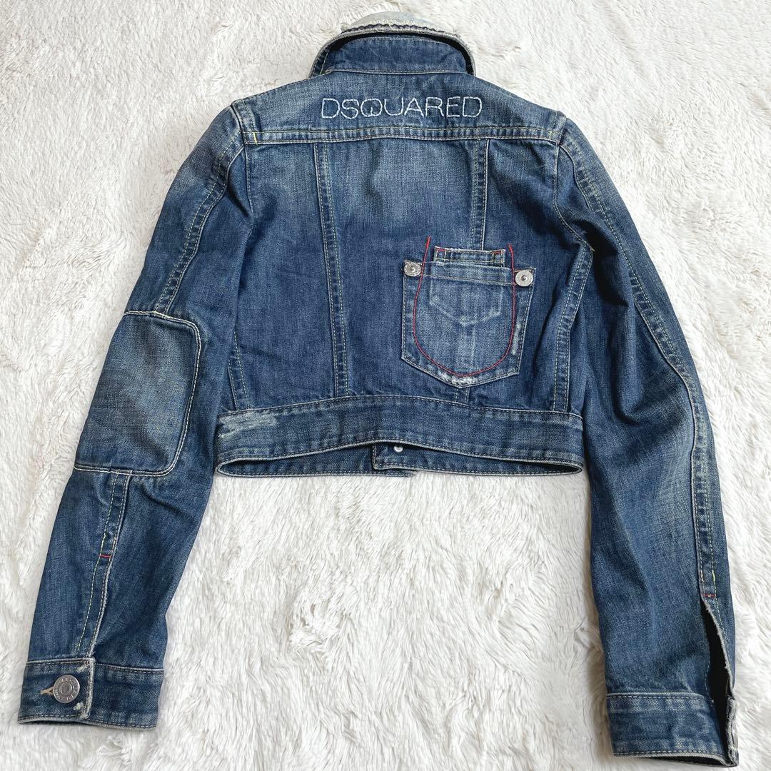 DSQUARED2 バックロゴ デニムジャケット Gジャン ディースクエアード