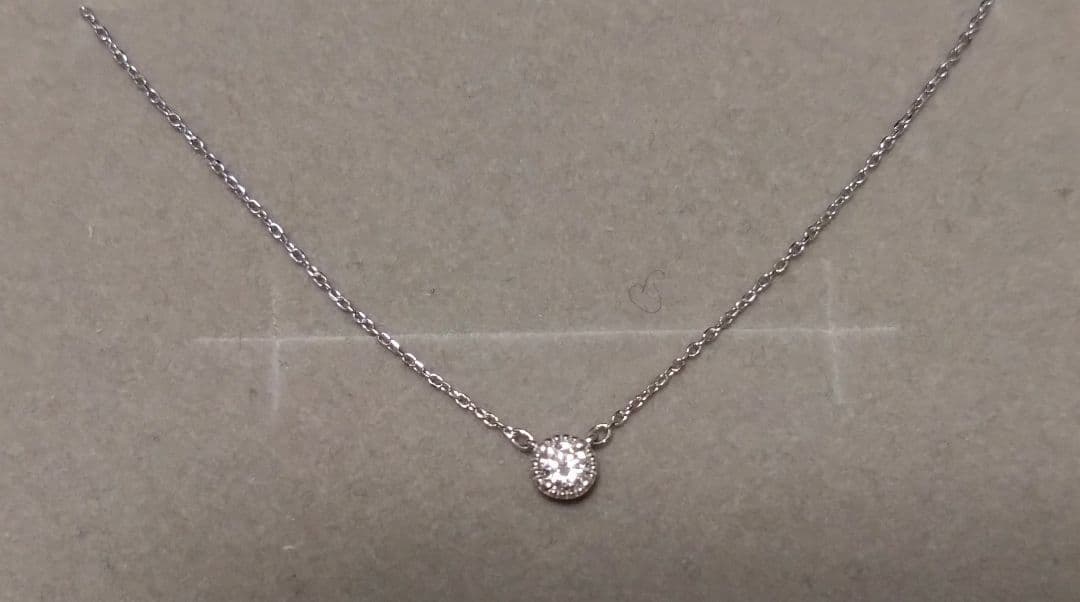ジュエリーツツミ プラチナダイヤモンドネックレス