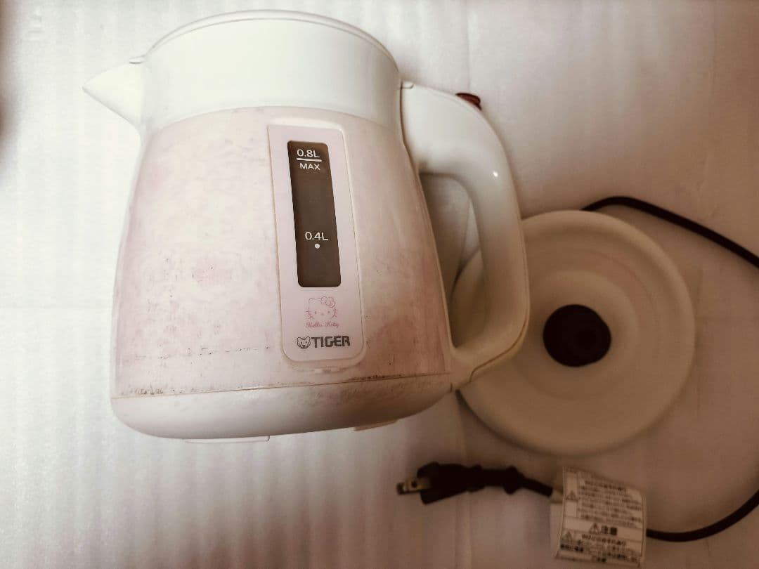 TIGER 電気ケトル 0.8L キティちゃん