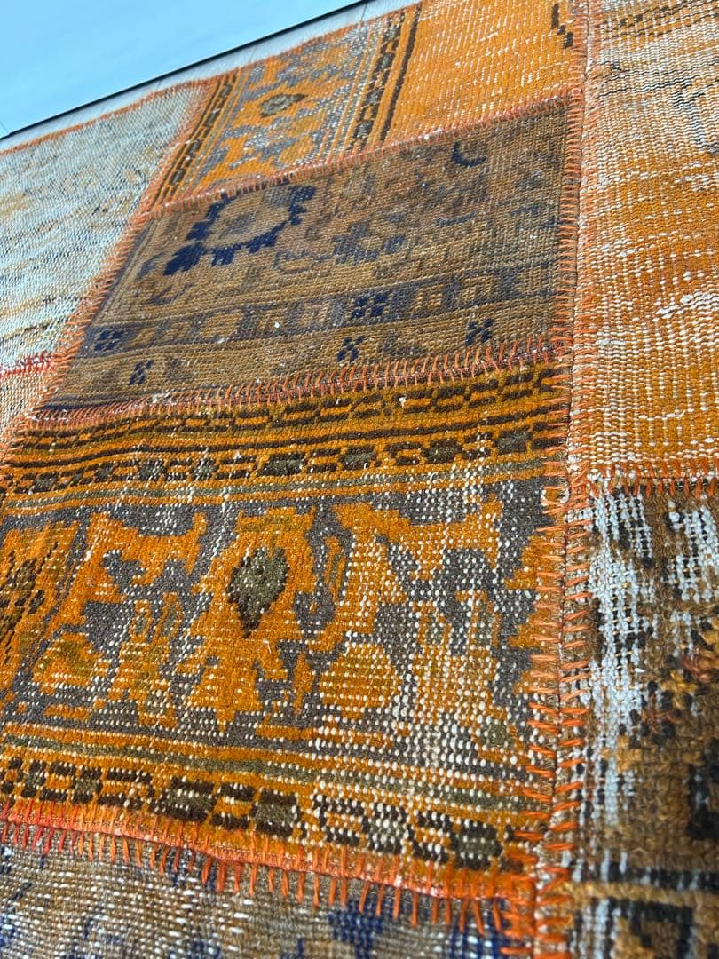 H.P. DECO トルコキリム　パッチワークラグ 約205x300cm