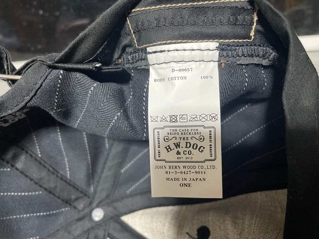 THE H.W.DOG&CO. STRIPE BB CAP※新品・未使用・タグ付