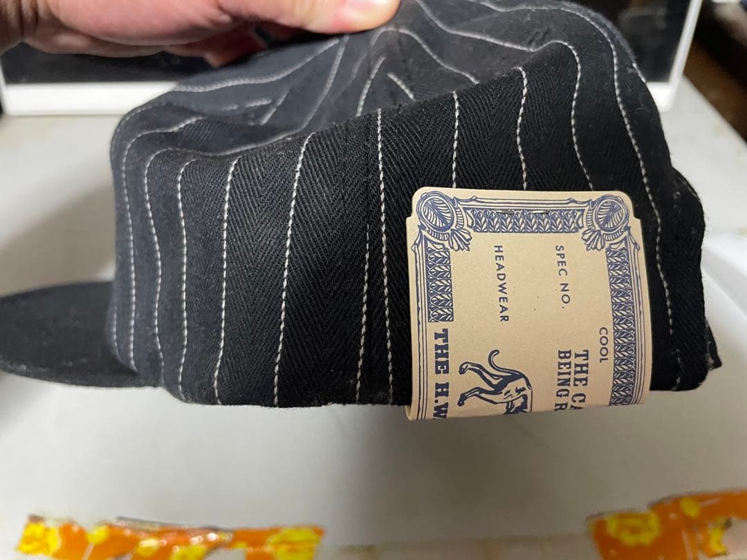 THE H.W.DOG&CO. STRIPE BB CAP※新品・未使用・タグ付