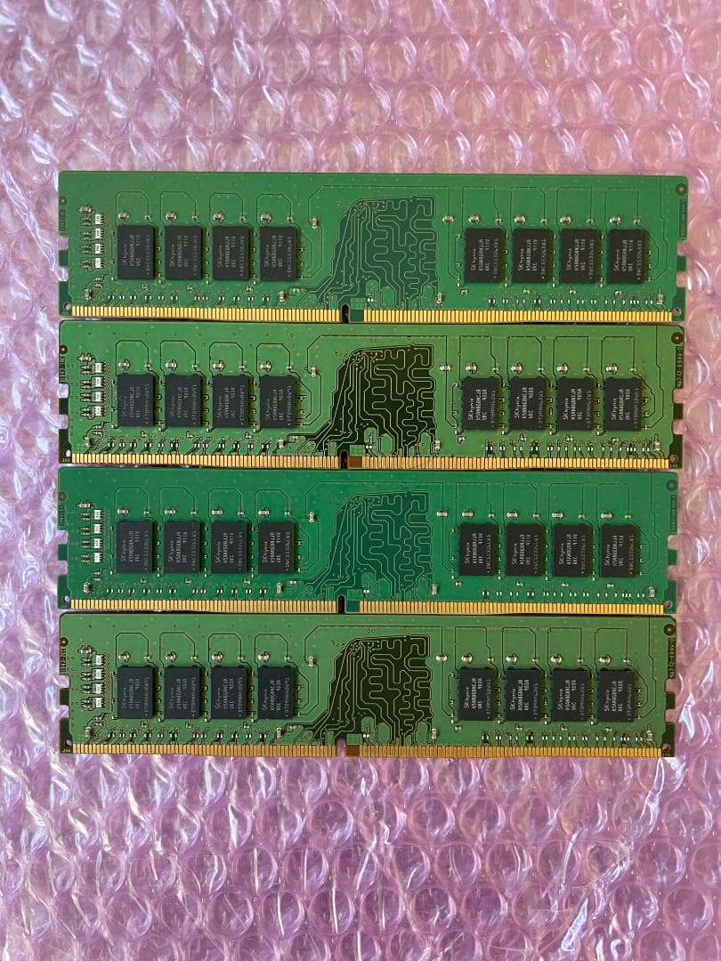 メモリ 16GB×4枚=64GB DDR4-2666 SKHynix製 動作保証