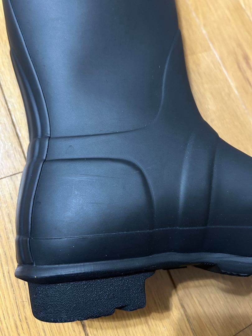 HUNTER ハンター ロングレインブーツ 黒 25センチ