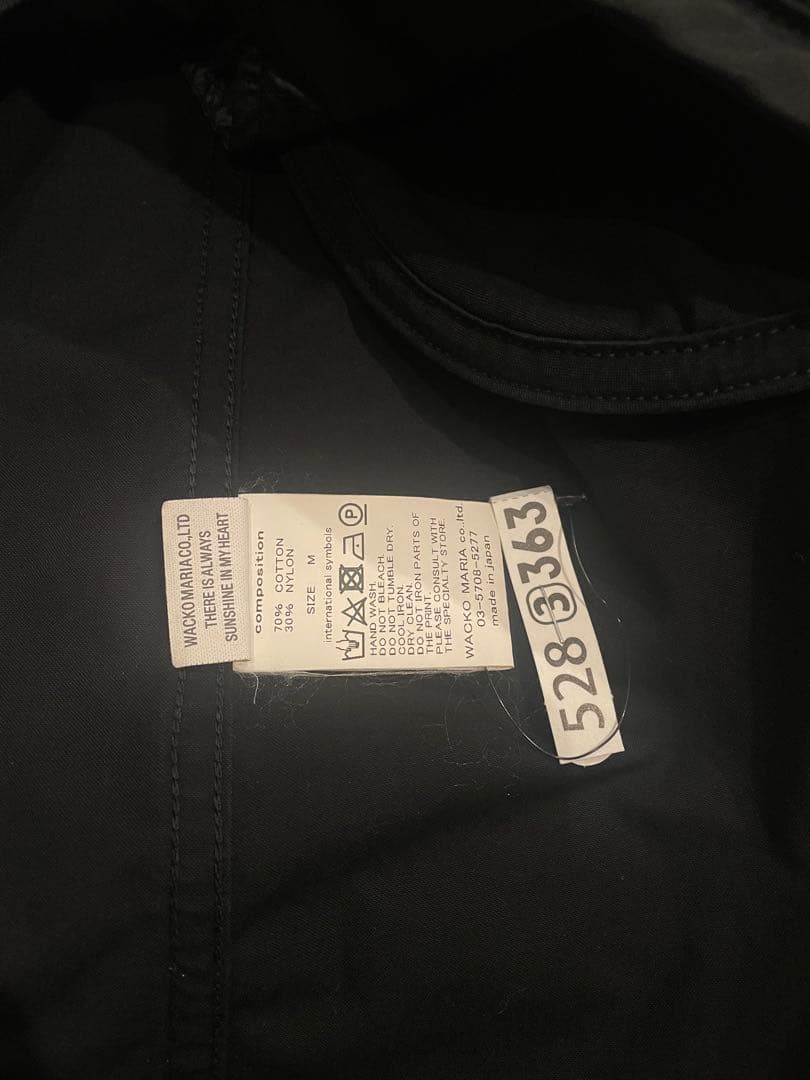 WACKO MARIA モッズコート ワコマリア 野村訓市 黒 M anytee