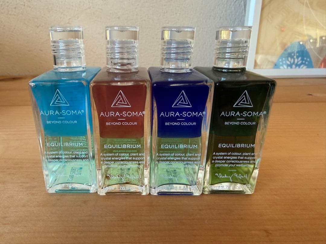AURA-SOMA イクイリアムボトル4本セット