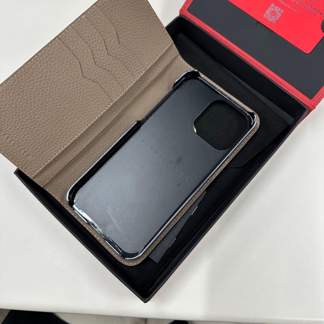 BONAVENTURA 手帳型ケース ブラック