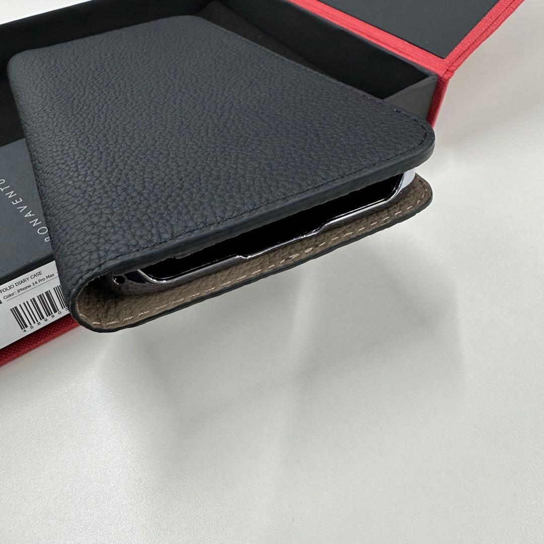 BONAVENTURA 手帳型ケース ブラック