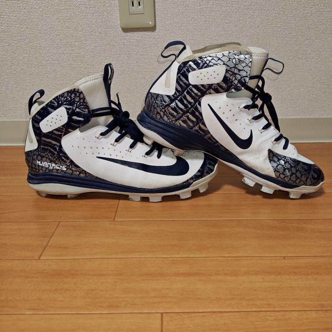 スギ ナイキ ハラチ ポイントスパイク 28cm 野球 レア