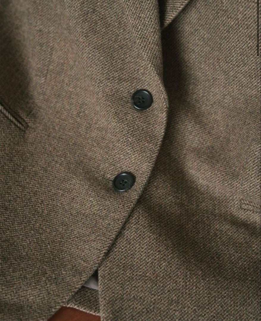 新品タグ付き⭐︎anuke Herringbone Wool Jacket 38