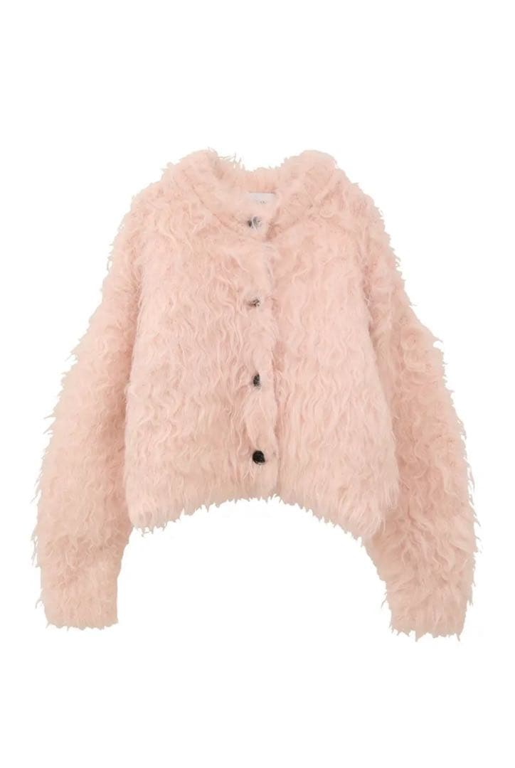 【Hn】CLANE SHAGGY SHORT KNIT CARDIGAN