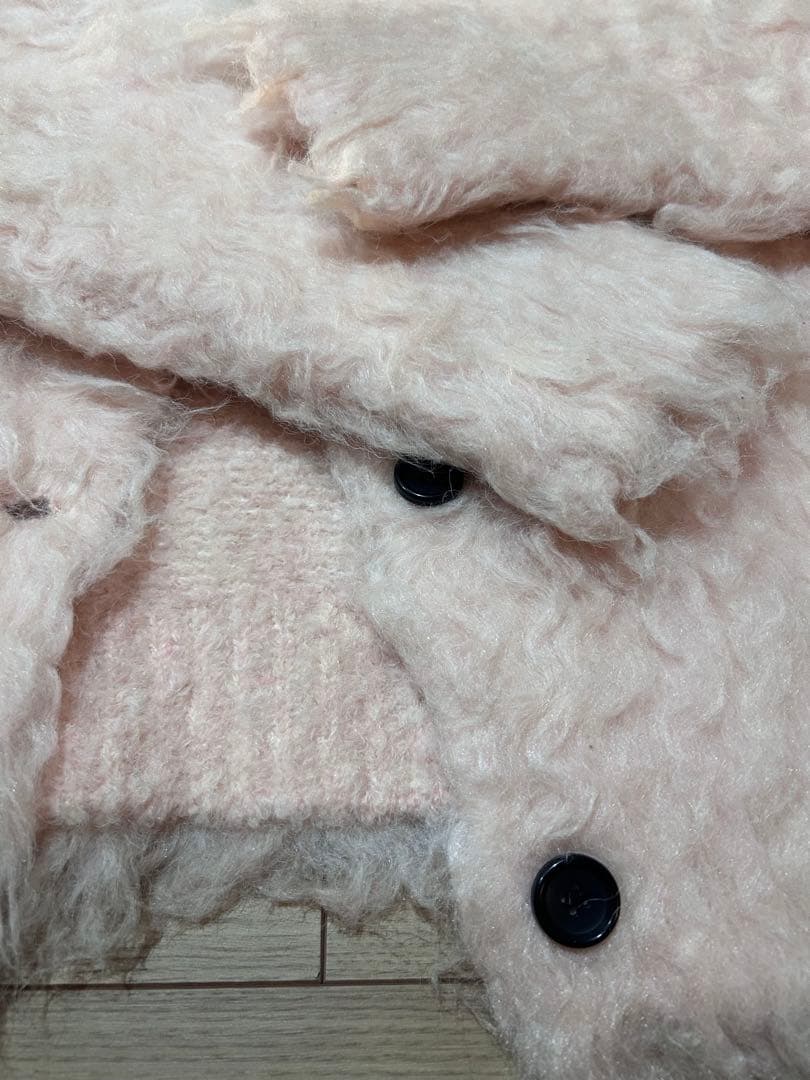 【Hn】CLANE SHAGGY SHORT KNIT CARDIGAN