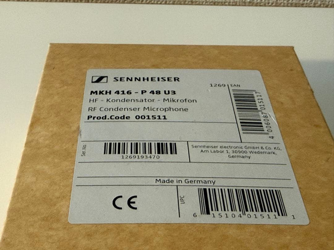 Sennheiser MKH 416 ショットガンマイク ゼンハイザー