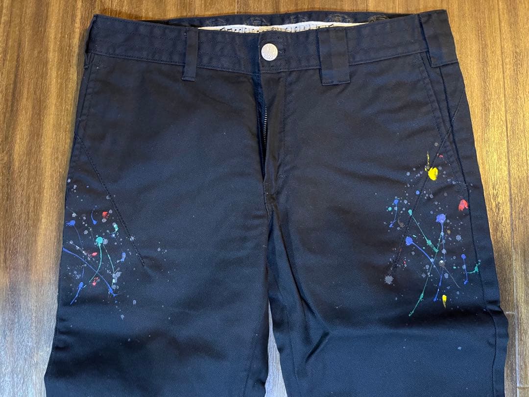 ◻︎ ナンバーナイン　ペンキ　Dickiesチノパン