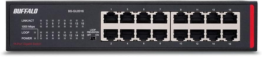 【開封・未使用】 BUFFALO レイヤー2 16ポート アンマネージスイッチ