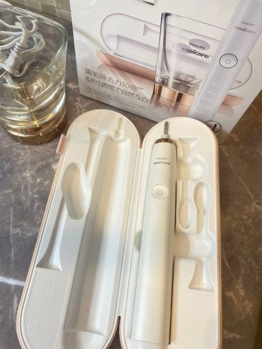 美品　フィリップス　電動ブラシ　ローズゴールド