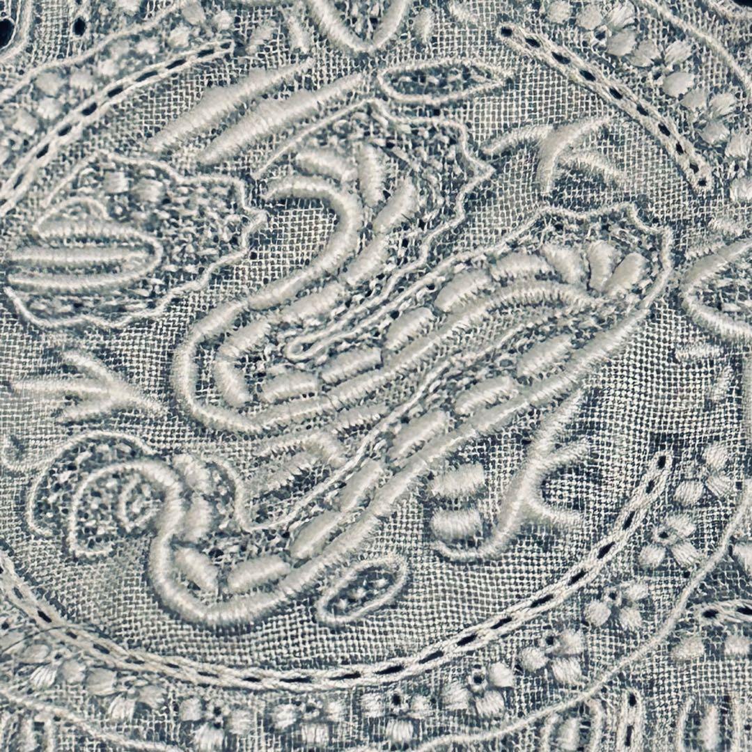 スワトウ　鳳凰　龍　刺繍　長期保管未使用