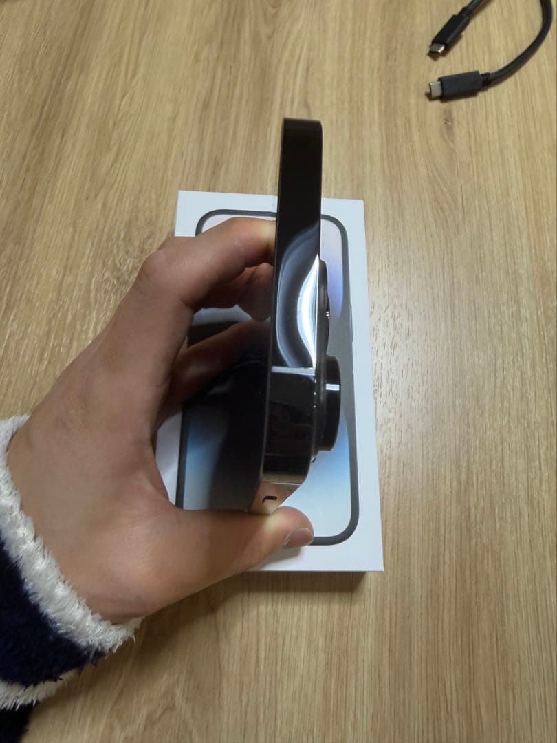 iPhone 14 Pro スペースブラック128GB 美品！！　iFace付き