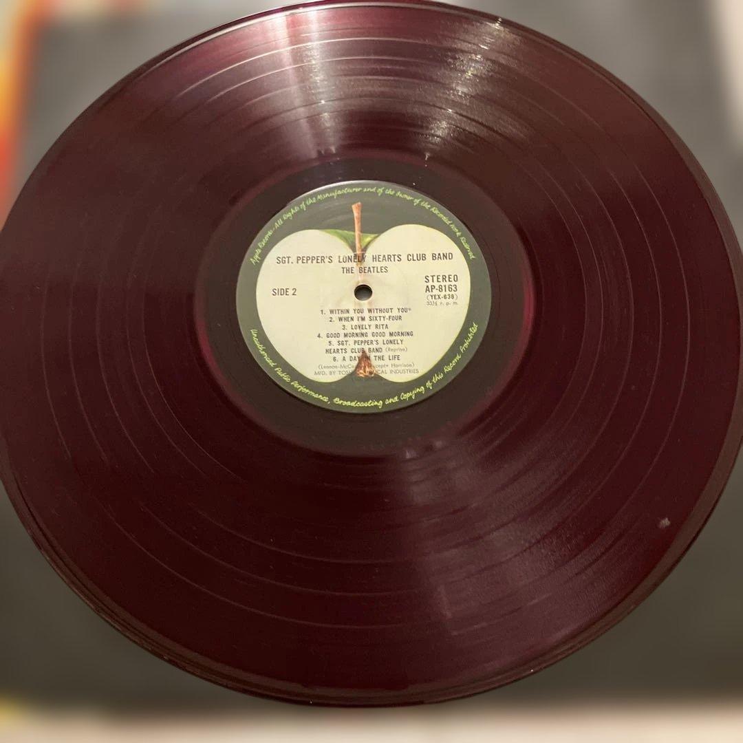 サージェントペパーズロンリーハーツクラブバンド ビートルズ アップル赤盤超美品