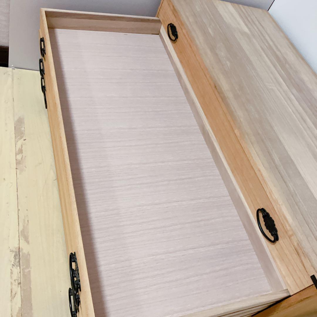 桐箪笥　桐タンス 5段　着物たんす　和装　収納　幅100×高さ43×奥行き44