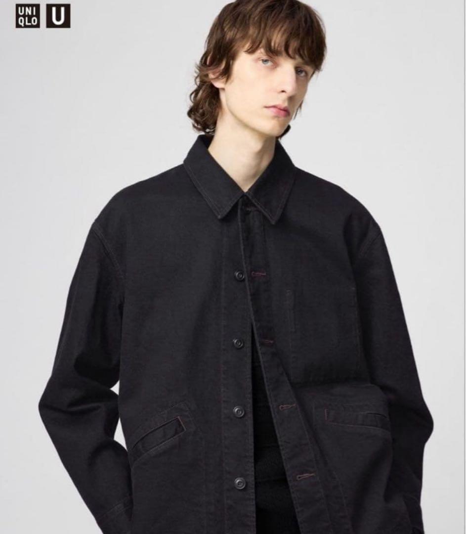 ユニクロU オーバーサイズカラーデニムジャケット