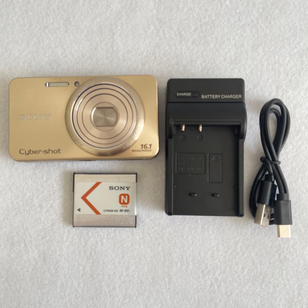 【動作確認済】SONY Cyber-shot 16.1 DSC-W570デジカメ