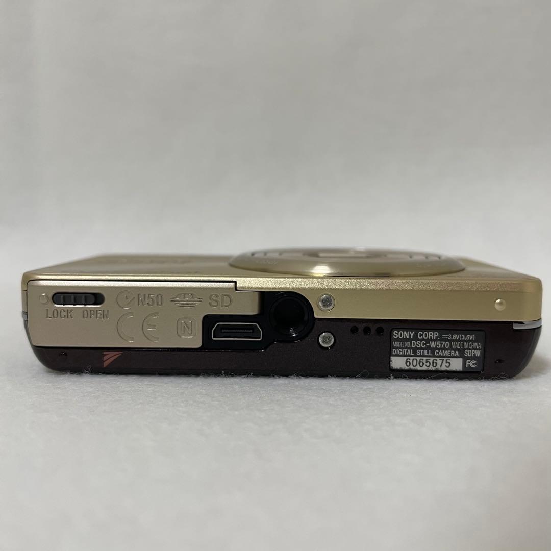 【動作確認済】SONY Cyber-shot 16.1 DSC-W570デジカメ