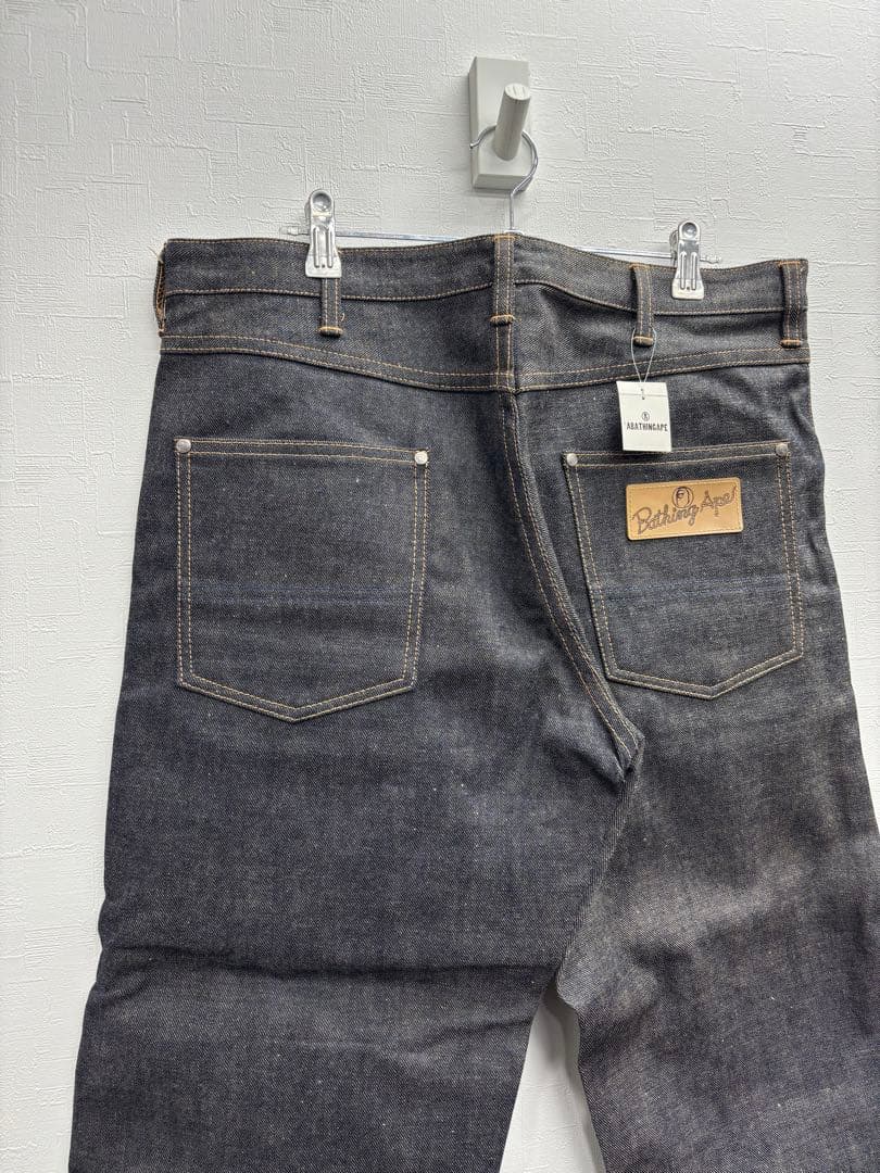 A BATHING APE リジットペインター デニムパンツ 生デニム未使用品