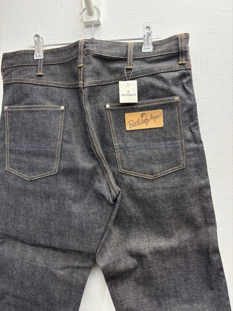A BATHING APE リジットペインター デニムパンツ 生デニム未使用品
