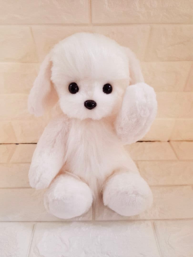 ぬいぐるみ、テディマルチーズ、犬、ハンドメイド、オリジナル、抱きしめられるサイズ