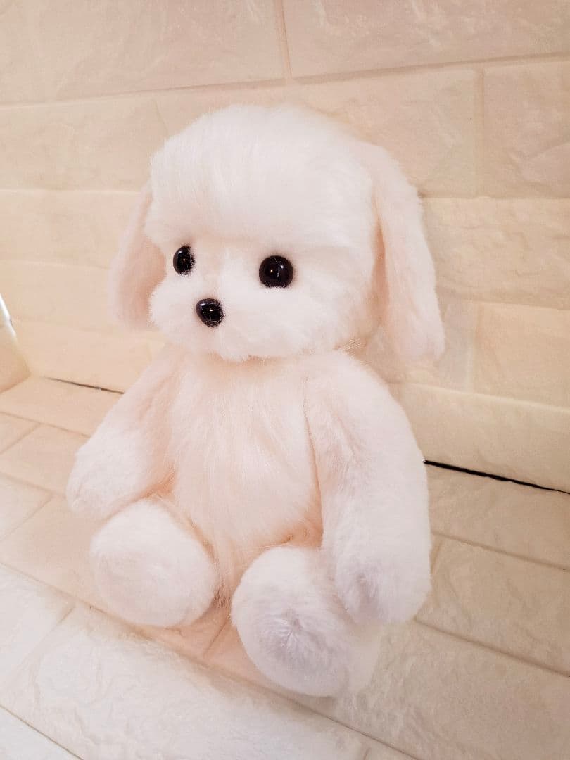 ぬいぐるみ、テディマルチーズ、犬、ハンドメイド、オリジナル、抱きしめられるサイズ