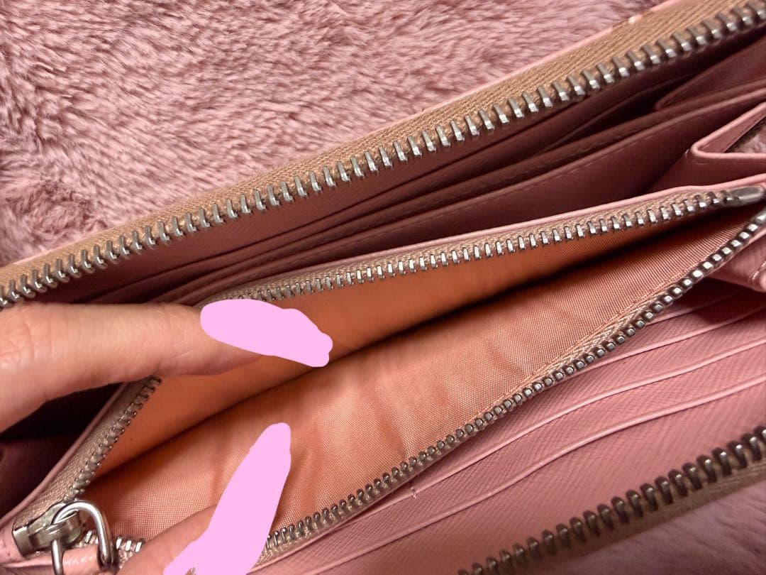 PRADA 日本限定 花柄 ラウンドジップ長財布