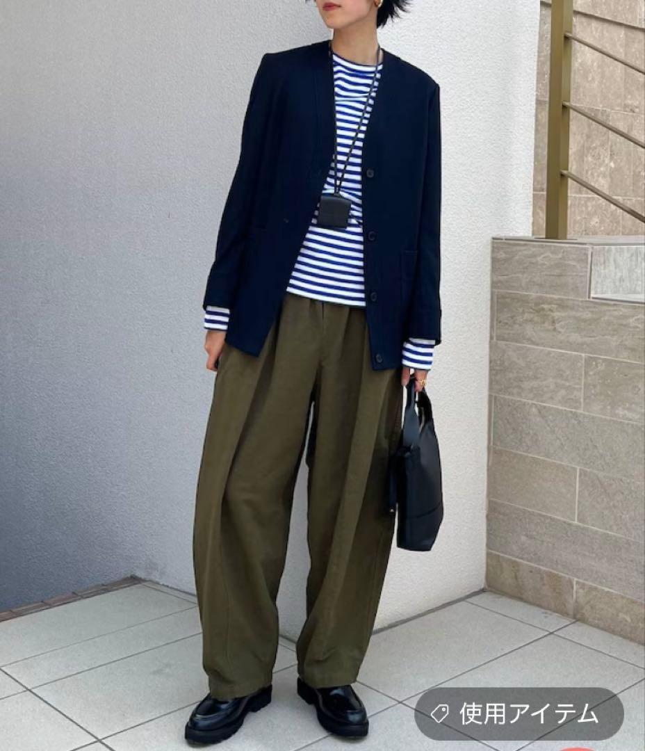 カレンソロジー　コットンリネンドロストパンツ